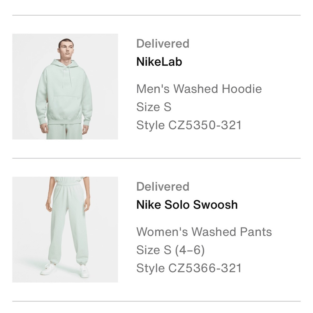 Nike Lab / Heavyweight Set (Mint Green)
